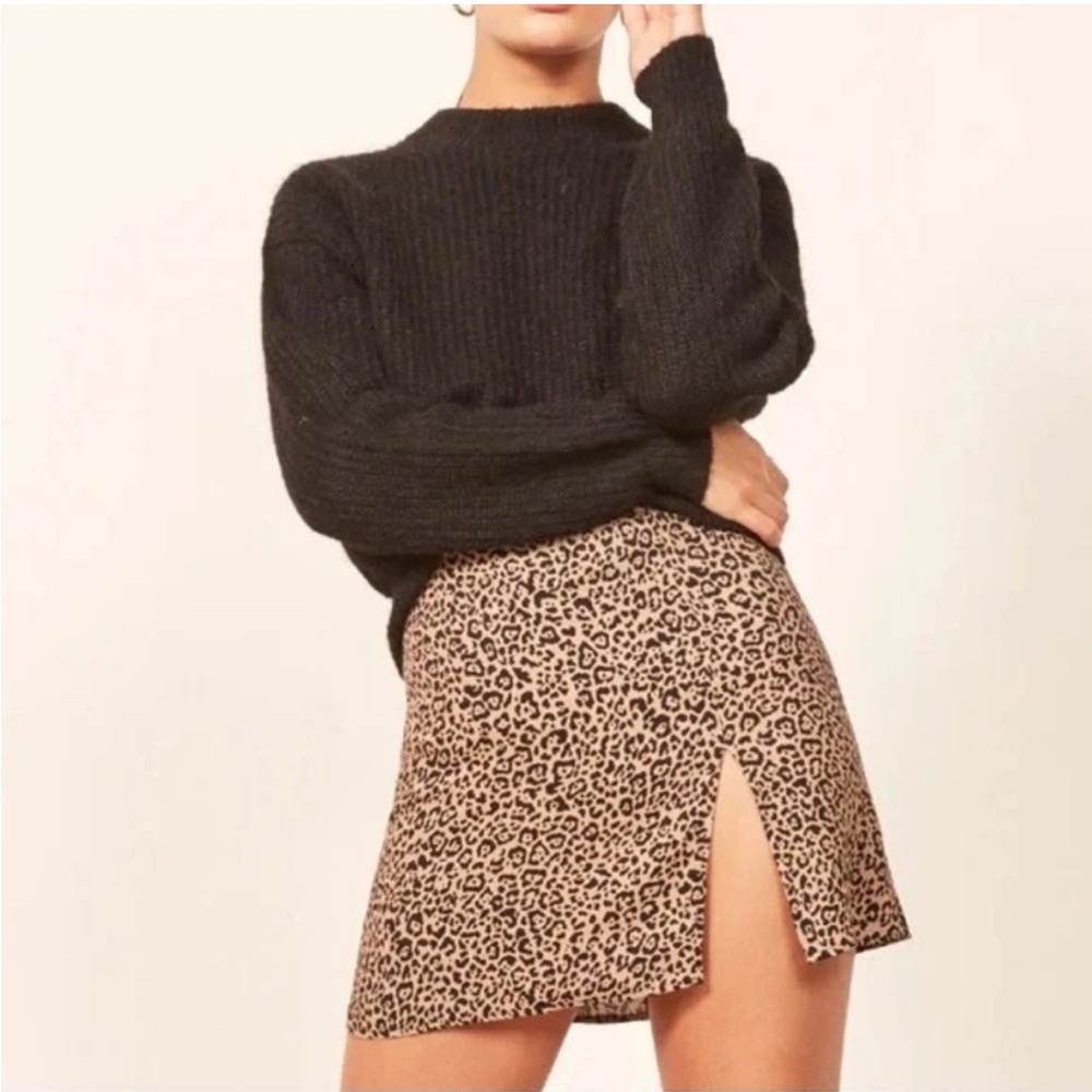 Reformation mini skirt